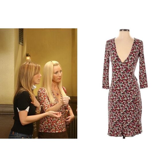 Chemise Vintage Rare ASO – Portée Dans Friends Et Buffy – Taille M – Multicolore – Occasion Très Bon état